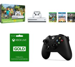 Xbox One S with Minecraft Favourites